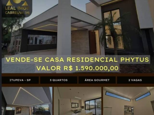 #CA00144 - Casa para Venda em Itupeva - SP